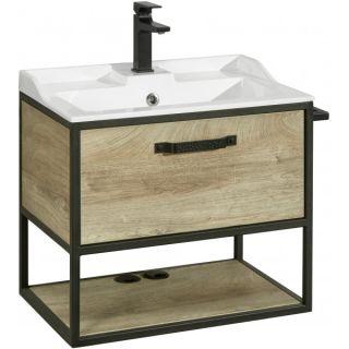 Тумба под раковину Акватон Лофт Фабрик 65см дуб эндгрейн 1A242301LTDU0